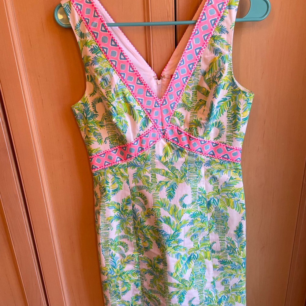 Lilly Pulitzer LANORA stretch shift dress, size 0